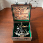 Nautical Brass Working Sextant  Antique Maritime Navigational Instrument With Wo
