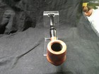     smoked Vintage Edward   s Algerian Briar  Smooth Fluted Billiard  6 1 2  Long  
