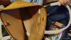 Coach Signature Logo Large Tote Beige brown Snap  Inner Pockets  Strap Gold