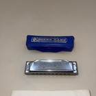 M Hohner Blues Harp Harmonica-key Of G-made In Germany W  Case   Instructions
