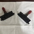 2 Vintage Toy Lead Soldier Molds