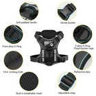 Service Dog Harness  Reflective Dog Vest Harness With 5 Pcs Patches  Adjustab   