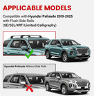 300lbs Roof Rack Cross Bars Compatible With Hyundai Palisade 2019-2025 Se Sel Xr
