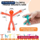 10 Pack Fridge Magnets Men  Cute Refrigerator Magnets  Funny Magnetic People Mag