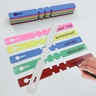 120pcs 6 Colors Plastic Plant Labels Wrap Around Tree Tags Markers Plant Tags
