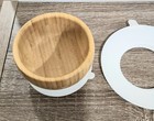 Avanchy Bamboo White Suction Baby Bowl With Extra Suction