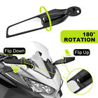 Pair Winglet Stealth Rearview Wind Wing Mirrors For Yamaha Yzf R25 R3 2016-2024