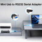 Mini Usb To Rs232 Serial Adapter   Right Turn Mini Usb 5 Pin Male To Db9 Pin Fem