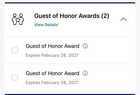 Hyatt Guest Of Honor  goh  Award Globalist 7 Nights  Expires Feb 28  2027