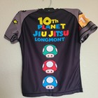 10th Planet Jiu Jitsu Kids Rash Guard Yl Boys Jiu-jitsu Black Gray