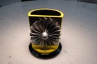 Spirit Airlines Desktop Pencil Holder     Yellow   Black Aviation Memorabilia