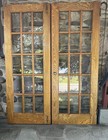 High End Antique Solid Wood French Door Set 1928