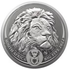 2022 South Africa The Big Five Lion 1 Oz Silver Coin In Blister Pack