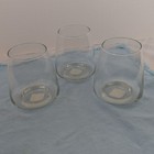 Libbey 2844 Stemless Red Wine Glasses 16 75 Oz Clear Tumblers Set Of 3 Usa