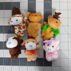 23 Finger Puppet Plush Small Hands Imagination Toy Stuffed Animals Lot Satin