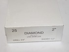 Diamond Box Of 25 1 2  Short  2  Lag Shield Anchor Zinc Alloy 3 4  Drill