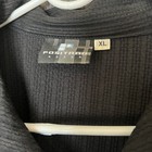 Vintage Positano Shirt Mens Xl Black Textured Rave 90 s Club Ribbed