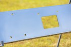 Peterbilt 385 Chrome Bumper - 12  With Tow Hook Cutout - Aftermarket Usa