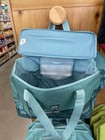        Trader Joe s Dusty Blue Tote Insulated Freezer Cooler Bag  New Free Ship       