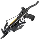Archery Hunting 80 Lb Black Pistol Gun Crossbow Self Cocking W  3 Arrow Bolts
