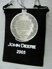  10 In Series -- 2005 John Deere Pewter Christmas Ornament -- Lindeman Crawler