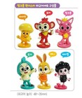 Pinkfong Wonderstar Detective Pinkpong Hogi Figure 6 Set Poki Myon Jenny Rachel
