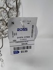 Pair Hanging Tea Light Candle Holders Silver Tone Crystal Glass Lotus Flower Dec