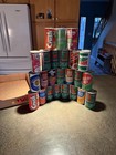 Old Soda      Can Lot Of See Pictures Dents holes  Rust Ect      Lot  4920