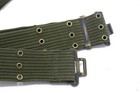 Authentic Belgian M-1971 3 Hole Army Combat Pistol Belt W  Brass Fittings