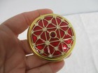 Estee Lauder  Compact   Lucidity Collector s Red Enamel With Rhinestones