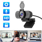 Webcam With Microphone For Desktop 1080p Hd Usb Computer Camera W  Privacy Cover