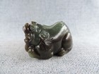 Chinese Antique Hand-carved Nature Hetian Jade Manual Sculpture Lucky Pixiu             