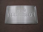 Old Forester The First Bottled Bourbon Tin Tacker Sign Factory Sealed