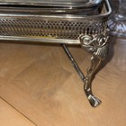 Silver Plated Chafer Is 8 Qt  Full Chafer With Two Lids And Two Pyrex Pans
