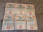 Lot 6 Chinese Government Reorganization    20 5  Gold Loan Of 1913 Bond China
