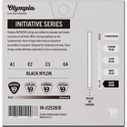 Ukulele Strings Olympia Black Nylon Soprano Concert Coated In-u2528 b Set Of 4