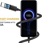 Braided Usb To Type-c Fast Charging Data Sync Charger Cable Cord 3 6 10ft Long