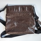 Coach Sullivan Men Brown Calf Leather Messenger In Signature Style No  71650