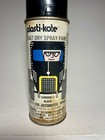 Vintage Spray Paint  Plastikote Picture Can  Paper Label  Black