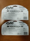 2 Packs Expo Dry Erase 2-in-1 Markers Chisel Tip Assorted Colors 2 Ct  Ea  E9h