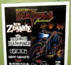 Rob Zombie Five Finger Death Punch Mastodon Amon Org Concert Show Flyer Poster