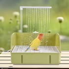Parrot Shower Bird Bath Fountain Auto Water Pet Cage Pool Toy