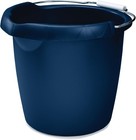 Square Bucket 12-quart Blue Sturdy Pail Bucket Organizer Household Cleaning