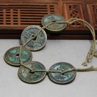 Chinese Ancient Bronze Pure Copper Five Emperors  Money