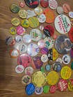 Huge Button Pin Lot 9  Lbs Pinback Souvenir Advertising Novelty Vintage To Now