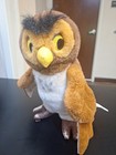 Vintage Disney Winnie The Pooh Owl 10    Plush Stuffed Toy Faux Leather Nose Feet