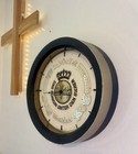 Vintage Warsteiner Beer Promotional Barrel Bottom Wall Clock - Working Condition