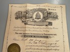 Antique 1923 Marriage License Hidalgo County Texas With Embossed Seal 
