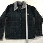 Patagonia Wool Quilted Down Insulated Shirt Jacket Sherpa Collar Small