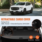 Retractable Trunk Cargo Cover For Gmc Terrain   Chevrolet Equinox 2018-2024